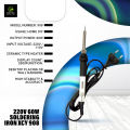 220V 60W Soldering Iron XCY 908 with Adjustable 200-450 Degree celsius Temperature Control.
