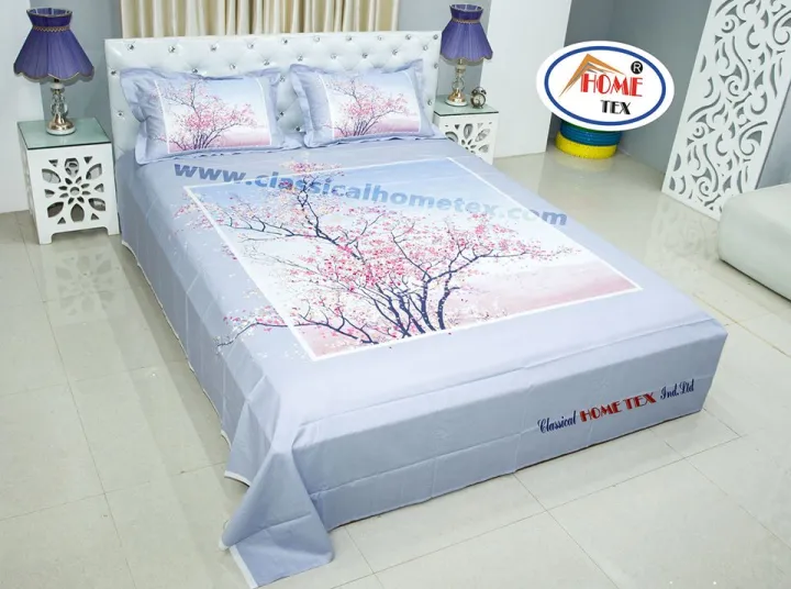 Classical%20Home%20tex%20King%20Size%20Cotton%20Bed%20Sheet%20-%20Image%202
