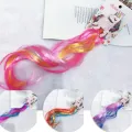 Colorful Unicorn Wigs Stylish Kids' Hair Hairpins Lovely Gradient Princess Hair Ornament for Dress-Up Parties Costume Events Dance Performances Daily Wear Girls' Fashion. 