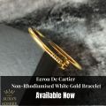 Stainless Steel Golden Plated Cuff Bracelets Bangles Premium Qualityfor Women Fashion Jewelry Bohemian Stylish Classic. - Breslet For men.