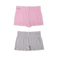 2Pcs Set Safety Short Pants For Women Summer Thin High Elastic Seamless Safe Short Pants Boxer Under Shorts Women's shorts. 