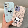 Jizetin for Redmi K40 Pro / Xiaomi Poco F3 / Mi 11x Back Cover Cute Cartoon Head Bright Lens Frame Candy Soft Rubber Phone Cases.