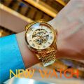 Watch For Men Transparent Fashion Diamond Luminous Gear Movement Classic Design Top Brand Luxury Men's Mechanical Skeleton Watch. 