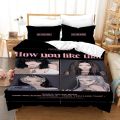 KPOP BlackPink 2 IN 1 Bedsheet Set Single Size Duvet Cover Quilt Cover Child Home Bedroom Comfortable Washable Pillowcase Set G. 