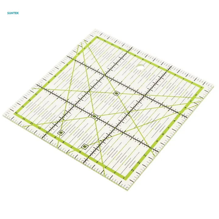 3x1%20Piece%20Plastic%20Quilting%20Template%20Patchwork%20Tailor%20Sewing%20Ruler%20Square%20-%20Image%205
