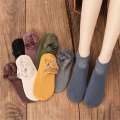 1 Pairs Warm Socks Women Winter Autumn Thickened Velvet Loose Lace Mouth Sleep Socks for Girls Thermal Floor Socks.