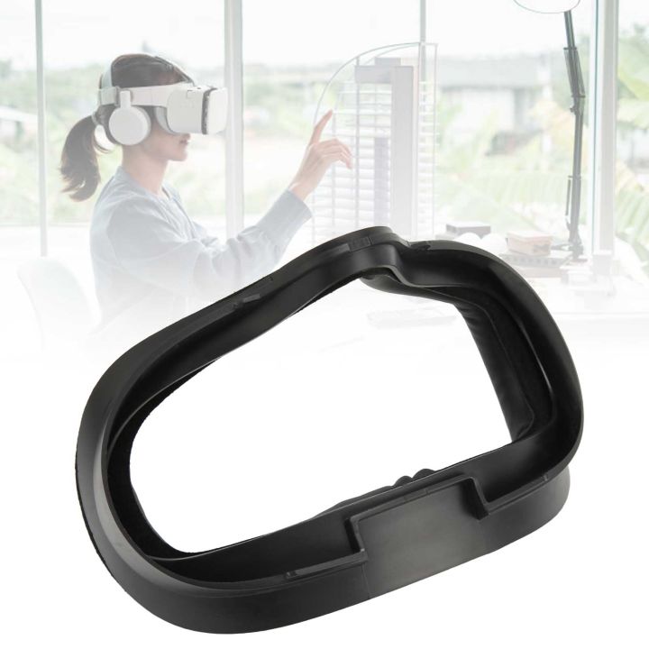 VR%20Glasses%20Facial%20Protection%20Pad,%20Reducing%20Stress%20VR%20Glasses%20Facial%20Interface%20Black%20for%20Replacement%20-%20Image%203