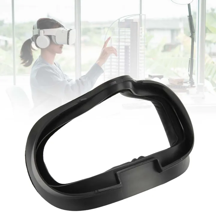VR%20Glasses%20Facial%20Protection%20Pad,%20Reducing%20Stress%20VR%20Glasses%20Facial%20Interface%20Black%20for%20Replacement%20-%20Image%203
