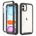 For Apple iPhone 11 Shockproof Anti-slip Rugged Bumper 360° Full-body Protection Case Cover. 