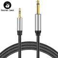3.5mm TRS To 6.5mm TS Cable Mono To Stereo Interconnect Adapter Cable 1.5 Meter Compatible For IPhone PC Home Stereo System. 