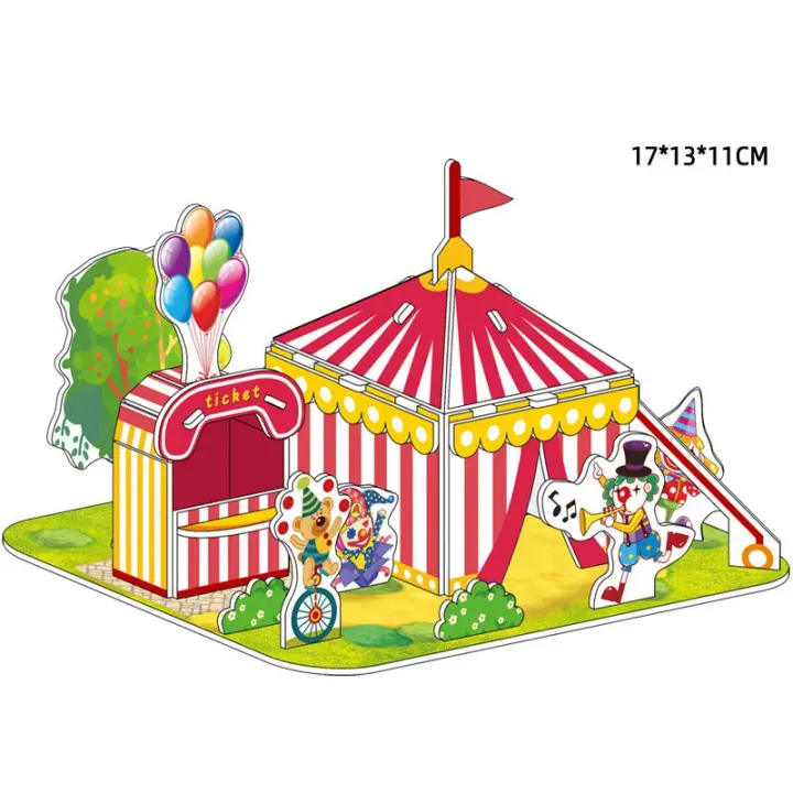 Villa%20House%20Castle%20Building%20Model%203D%20Cardboard%20Puzzle%20Jigsaw%20Toys%20Children's%20Interest%20Educational%20Toys%20Kids%20Gift%20-%20Image%205