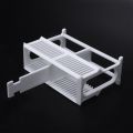 2 in 1 White 24 Pieces Microscope Slides Staining Rack Dish Set.