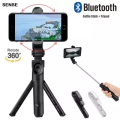 SENSE 360 Rotate Bluetooth Selfie Stick Monopod Tripod with Remote Control For All Smart Phone - Selfie Stick - Selfie Stick. 