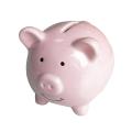 Individual Ceramic Keepsake Piggy Bank, Pink. 