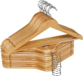 1 pc Wooden Shirt Hangers Natural.