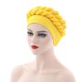 【Alien Alien】 2023 Turban Cap Beautiful Ladies Flower Brimless Twist Head Wrap for Party Beanie Headwrap Women Hat. 