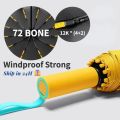72 Bone Super Strong Folding Sunproo Windproof Sunshade Anti-Storm Large Size Uv Protection Reverse Rain Gear Automatic Umbrella. 