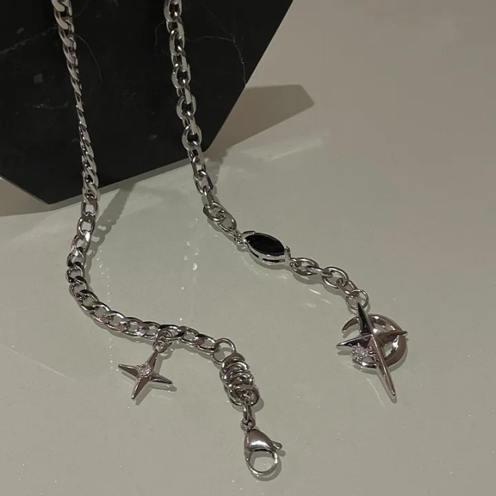 JWER%20New%20Y2K%20Cuban%20Figaro%20Chain%20Star%20Moon%20Pendant%20Necklace%20Men%20Punk%20Black%20Zircon%20Chain%20Choker%20Necklace%20For%20Men%20Jewelry%20Gifts%20-%20Image%204