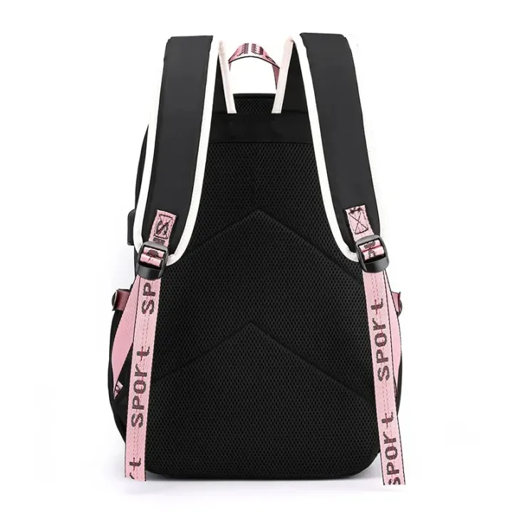 Fengdong%20large%20school%20bags%20for%20teenage%20girls%20USB%20port%20canvas%20schoolbag%20student%20book%20bag%20fashion%20black%20pink%20teen%20school%20backpack%20-%20Image%203