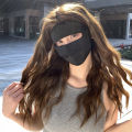 Outdoor Sunscreen Mask Women Girl Ice Silk Face Mask Breathable Face Cover Driving Riding Hiking Hunting Running Sport Mask Sunlight Mall. 