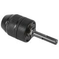 Keyless Drill Chuck Adapter, 2-13mm 1/2-20UNF Mount Heavy Duty Professional Converter Tool with SDS Plus Shank Adaptor.