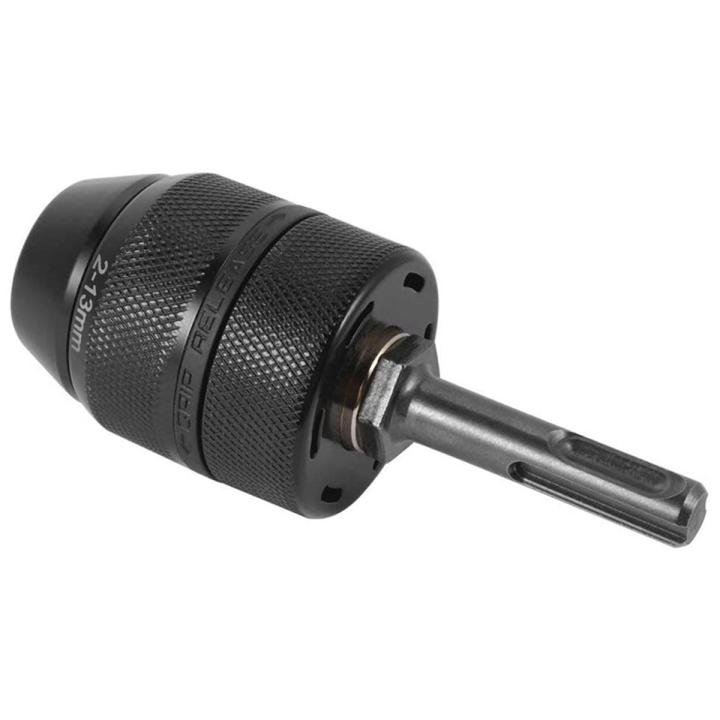 Keyless Drill Chuck Adapter, 2-13mm 1/2-20UNF Mount Heavy Duty Professional Converter Tool with SDS Plus Shank Adaptor