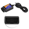 1pc Vgate Scan USB ELM322 OBD2 OBD 2 Interf e Cable Car ECU Diagnostic Tool Scanner Code Readers & Tools. 
