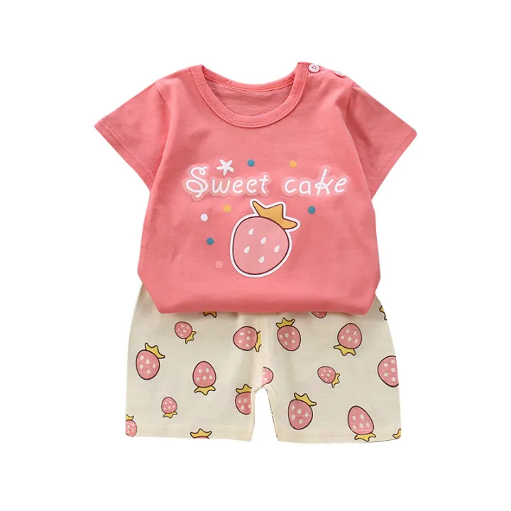 Children's%20short%20sleeve%20suit%20cotton%20girl%20new%20summer%20dress%20boy%20t-shirt%20shorts%20baby%20korean%20half%20sleeve%20children's%20clothes%20wholesale%20-%20Image%205