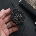 YIKAZE Men's Sports Watch Multifunction LED Digital Watch 30M Waterproof Outdoor Sport Electronic Watches Student Military Clock.