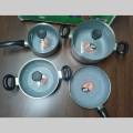 Kiam Non Stick 7 Pcs Cookware Set IB (Induction Bottom). 