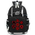 Riman Naruto Peripheral Backpack Large Capacity Student Schoolbag USB Computer Bag Backpack Spot Goods. 