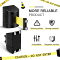 16.4Ft Magnetic Retractable Wall Barrier Wall Mount Crowd Control Safety Belt with ABS Case. 