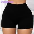 Amamia Summer Sports Shorts Above Knee Length Sweat Absorption Yoga Shorts.