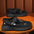 Dongdong New Summer Breathable Beach Men's Baotou Sports Shoes Sandals.