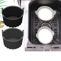 1pc Air Fryer Egg Pan Scrambled Egg Cooker Silicone Egg Poacher Heat Resistant Poached Maker Air Fryer Cake Mold Kitchen Tool.