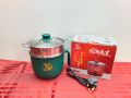 18cm Electric Mini Cooker Steam & Boil Cooking Pot. Instant Noodles Steamboat Pot Easy Cooking Pot.. 