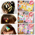 Cute Child/Girl Bow Hairpins Fruit Flower Color Hair Clips Girls Accessories. 