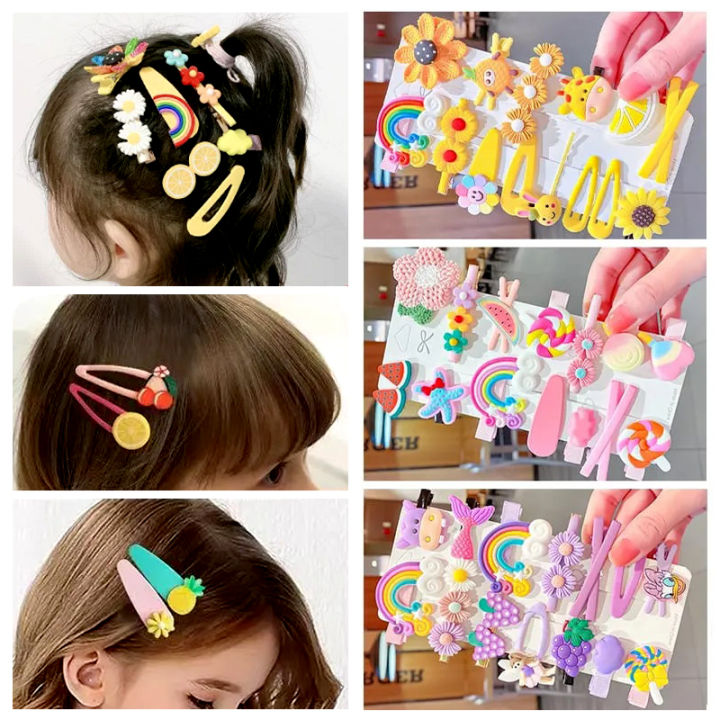 Cute%20Child/Girl%20Bow%20Hairpins%20Fruit%20Flower%20Color%20Hair%20Clips%20Girls%20Accessories%20-%20Image%202