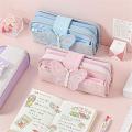Butterfly Cute Pencil Case Girl Pencil Bag Kawaii Pen Case Gifts for Children Student Pen Bag School Supplies Storage Bag.