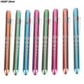 New 1PCS Reusable LED Medical Penlight Flashlight With Pupil Gauge Pocket Clip Pen Light Torch Lamp For Nurses Doctors Reading. 