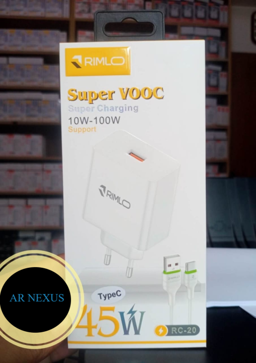 45W Supper Fast Charger PD fast Charger Rimlo RC-20