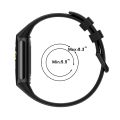 Solid Color Breathable Sports Silicone Watch Band For Fitbit Charge 6.