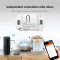 1PC 10A Wifi Smart Switch Timer Wireless Switches Smart Home Automation Compatible with Tuya Alexa Google Home.