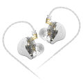 CCA CRA in Ear Monitor Headphones Ultra-Thin Diaphragm Dynamic Driver IEM Earphones Clear Sound Deep Bass Wired Earbuds. 