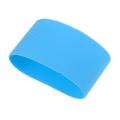2xOutdoor Silicone Round Non-slip Water Bottle Mug Cup Sleeve Cover Light blue. 