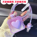 Suitable for Xiaomi /VIVO/OPPO Charger Protective Cover Wave Love Usb Cable Protection Sleeve Soft Case Android.