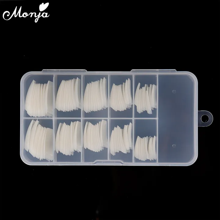 Monja%20100Pcs/set%20Transparent%20Natural%20French%20Nail%20Art%20Half%20Cover%20False%20Nails%20Ballet%20Acrylic%20UV%20Extension%20Nail%20Tips%20Manicure%20Tool%20-%20Image%202