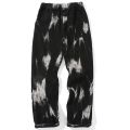 Aolamegs Jeans Men Tie Dye Print Diablo Style Denim Pants Baggy Elastic Waist Straight Trousers High Street Punk Cool Streetwear. 