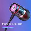 Type-C Wired Earphones Earbuds Headphones 3.5mm In Ear Earphone With Mic Stereo Headset For S6 Phone Computer. 