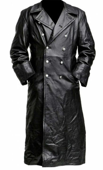 MEN'S%20GERMAN%20CLASSIC%20WW2%20MILITARY%20UNIFORM%20OFFICER%20BLACK%20REAL%20LEATHER%20TRENCH%20COAT%20-%20Image%202